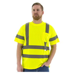 Majestic High Visibility ANSI 3 3X-Large Mesh Short Sleeve T-Shirts