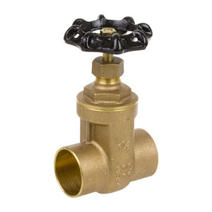 Smith Cooper 1/2 in. Brass 200 WOG Full Port Gate Valve