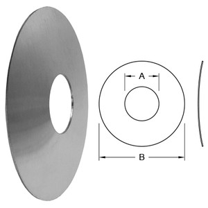 Dixon Sanitary Wall Flange - 1/2 in. - 1/2 in. - 3.00 in.