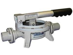 Bosworth Delrin GH-0400D Guzzler Horizontal Hand Pump w/ Aluminum Clamp Ring - 1 in. Smooth