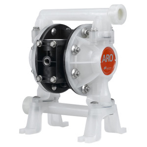 ARO Compact Series 3/4 in. NPTF Polypropylene Air Diaphragm Pump w/ Santoprene Diaphragms & Balls, Polypropylene Seats