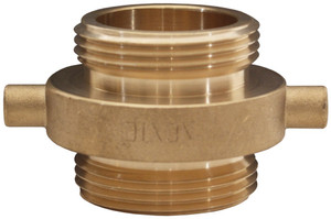 Dixon 1 1/2 in. NH (NST) x 1 1/2 in. NPT Brass Pin Lug Double Male Adapters