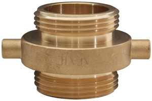 Dixon 2 1/2 in. NH(NST) x 2 1/2 in. NPT Brass Pin Lug Double Male Adapters