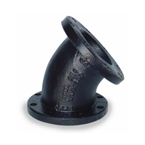 Smith Cooper 150# Ductile Iron 6 in. 45Â° Elbow Flanged Fittings