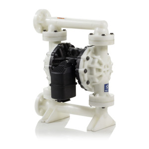 Graco Husky 15120 1 1/2 in. Flange Polypropylene Air Diaphragm Pump w/ PTFE Overmold Diaphragms, PTFE Balls & Polypropylene Seats