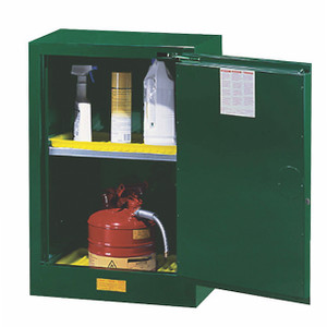 Justrite Sure-Grip Ex Compac Safety Cabinet for Pesticides - 1 Door Self-Close