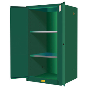 Justrite Sure-Gip Ex Safety 60 Gal Cabinets for Pesticides - 2 Door Manual