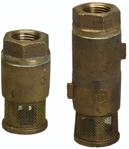 Franklin Fueling Systems 50-201 1 1/2 in. Brass Foot Valves - Single Poppet