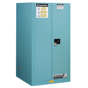 Justrite Sure-Grip Ex 60 Gallon Classic Safety Cabinet for Corrosives - Manual Close