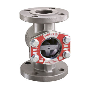 OPW 4 in. 316 Stainless Steel VISI-FLO 1400 Series Flanged Sight Flow Indicators w/ Flapper