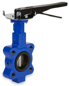 Sharpe 17 Series 8 in. Ductile Iron Lever Operated Butterfly Valve w/EPDM Seals &SS Disc, Lug Style