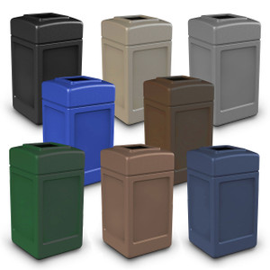 Commercial Zone Square Waste Container, Open Top Lid, 42 gal (Choose Your  Color) - Sam's Club