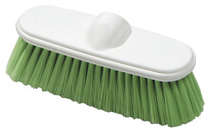 Carlisle Sanitary Maintenance Products 9 1/2 in. Long Flo-Pac Flo-Thru Nylex Brush With Flagged Nylex Bristles