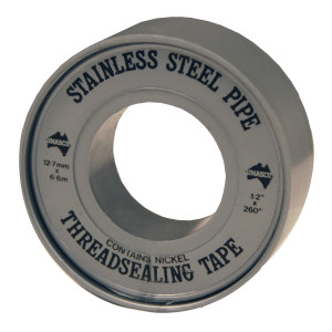 Dixon Stainless Steel PTFE Tape (Gray)