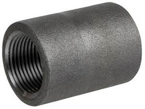 Smith Cooper 3000# Forged Carbon Steel 1/8 in. Coupling Fitting -Threaded