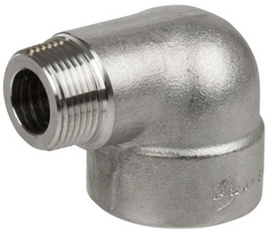 Smith Cooper 3000# Forged 316 Stainless Steel 1/8 in. 90° Street Elbow Fitting -Threaded