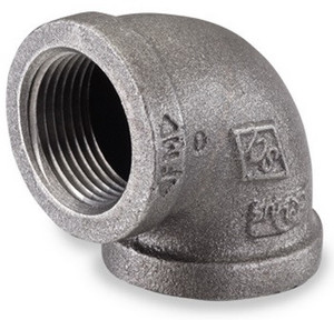 Smith Cooper 150# Black Malleable Iron 1/8 in. 90° Elbow Pipe Fittings - Threaded