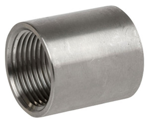 Smith Cooper Cast 150# Stainless Steel 1/8 in. Full Coupling Fitting -Threaded