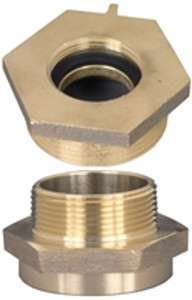 Dixon Brass 3 in. Female to Male Hex Nipples