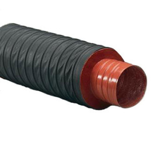 Flexaust Heat-Flex™ Flex-Vest® Series 12 ft. Duct Hose (-65°F to 550°F)