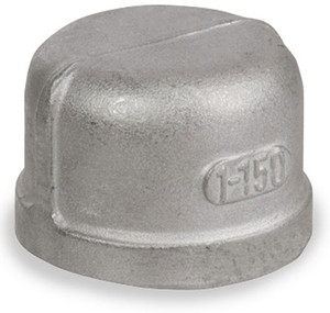 Smith Cooper Cast 150# Stainless Steel 1/4 in. Cap Fitting - Threaded