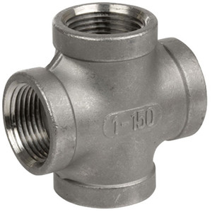 Smith Cooper Cast 150# Stainless Steel 2 1/2 in. Cross Fitting - Threaded