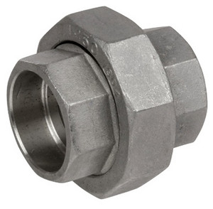 Smith Cooper 3000# Forged Stainless Steel 1 1/4 in. Union Fitting - Socket Weld