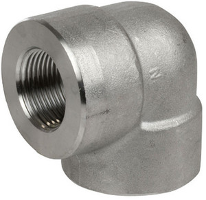 Smith Cooper 3000# Forged 316 Stainless Steel 2 1/2 in. 90° Elbow Fitting - Threaded