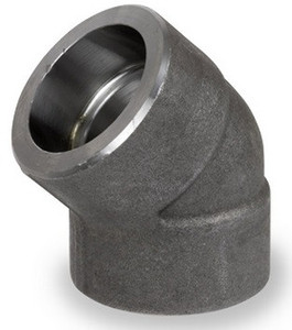 Smith Cooper 6000# Forged Carbon Steel 2 in. 45° Elbow Fitting - Socket Weld