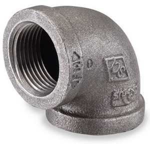 Smith Cooper 150# Black Malleable Iron 3/8 in. 90° Elbow Pipe Fittings - Threaded