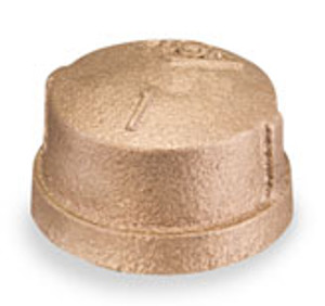 Smith Cooper 125# Bronze Lead-Free 1 in. Cap Fitting - Threaded