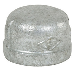 Smith Cooper 150# Galvanized Iron 6 in. Cap - Threaded