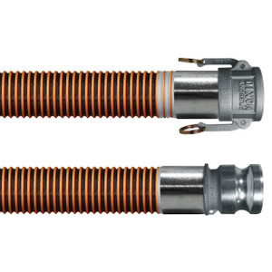 Kuriyama Tigerdrop NDH Black Fuel 4 in. Drop Hose Assemblies w/ Part C Female Coupler x Part E Male Adapter Ends