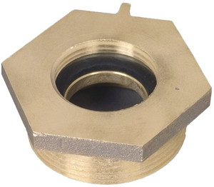 Dixon 2 1/2  in. FNYFD x 3  in. MNPT Brass Female to Male Hex Nipples (Special City Threads)