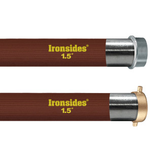 Kuriyama Ironside HD 4 in. Discharge Hose w/ Male x Female Pin Lug Ends