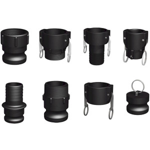 2 in. Easy Seal Polypropylene Camlock Couplings