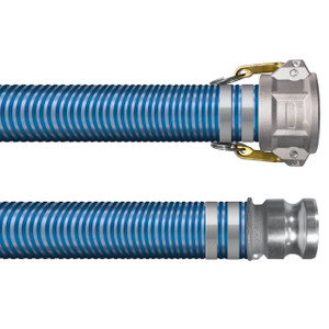 Kuriyama "Blue Water" BW Series 5 in. 45 PSI Low Temperature PVC Suction Hose Assemblies w/ C x E Ends