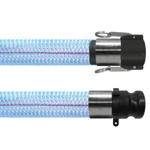 Kuriyama Clearbraid K3150 Series RF Standard Wall PVC Hose Poly C x E Ends