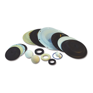 Nitrile Rubber Elastomer Repair Kits for Wilden 1 in. P2 Plastic Pumps