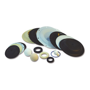 Nitrile Rubber Elastomer Repair Kits for Wilden 1/2 in. P1 Plastic Pumps