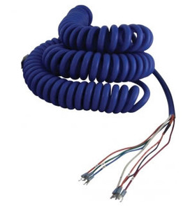 Scully Blue 30 ft. Coiled Cord Only for Scully System