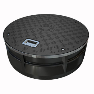 MANHOLE 18Finezza KnitPolo L/S M オフホワイト 48-400 White Smooth Side Smooth Top Dome PP Plastic