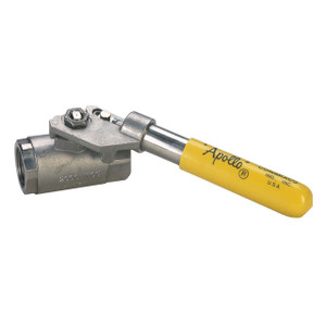 Dixon 1 in. NPT Domestic Deadman Stainless Steel Ball Valve w/ Spring Return Handle