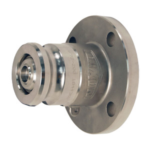Dixon Bayloc Stainless Steel Dry Disconnect 2 in. Adapter x 2 in. 150# ASA Flange - FKM Seal