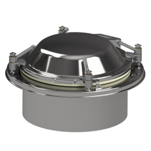 Betts 2014CCW-10 19 in. Sanitary Manway Assembly w/ One 3 in. Nozzle