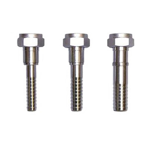 Superklean 8-FGHT Series 3/4 in. FGHT x Hose Barb 304 Stainless Steel Swivel Adapters
