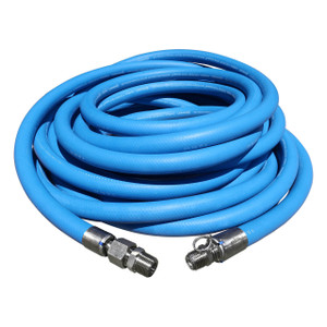 Continental ContiTech Blue Fortress 300 Washdown Hose w/ Microban Cover, FDA Tube, & Stainless Super Klean Ends