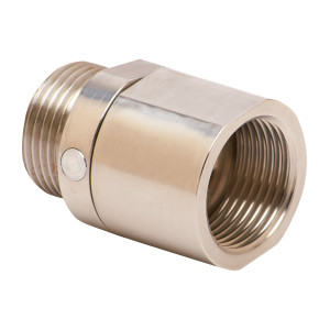 Husky 1 in. Male BSPP x 1 in. Female NPT Inline DEF Swivel