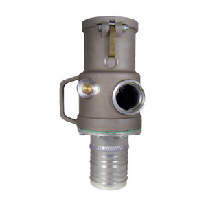 Liquip VCF500 4 in. Aluminum TTMA Flange x Straight Hose Shank Vapor Coupling