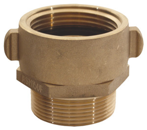 Dixon 2 1/2 in. NST x 3 in. NPT Brass Rocker Lug Female Swivel